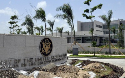 Sede de la Embajada de Estados Unidos en República Dominicana.