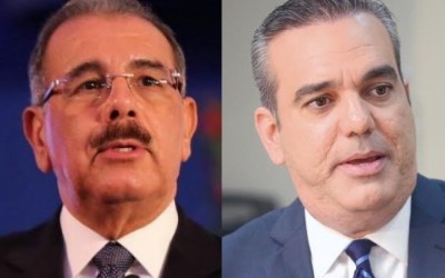 Danilo Medina y Luis  Abinader