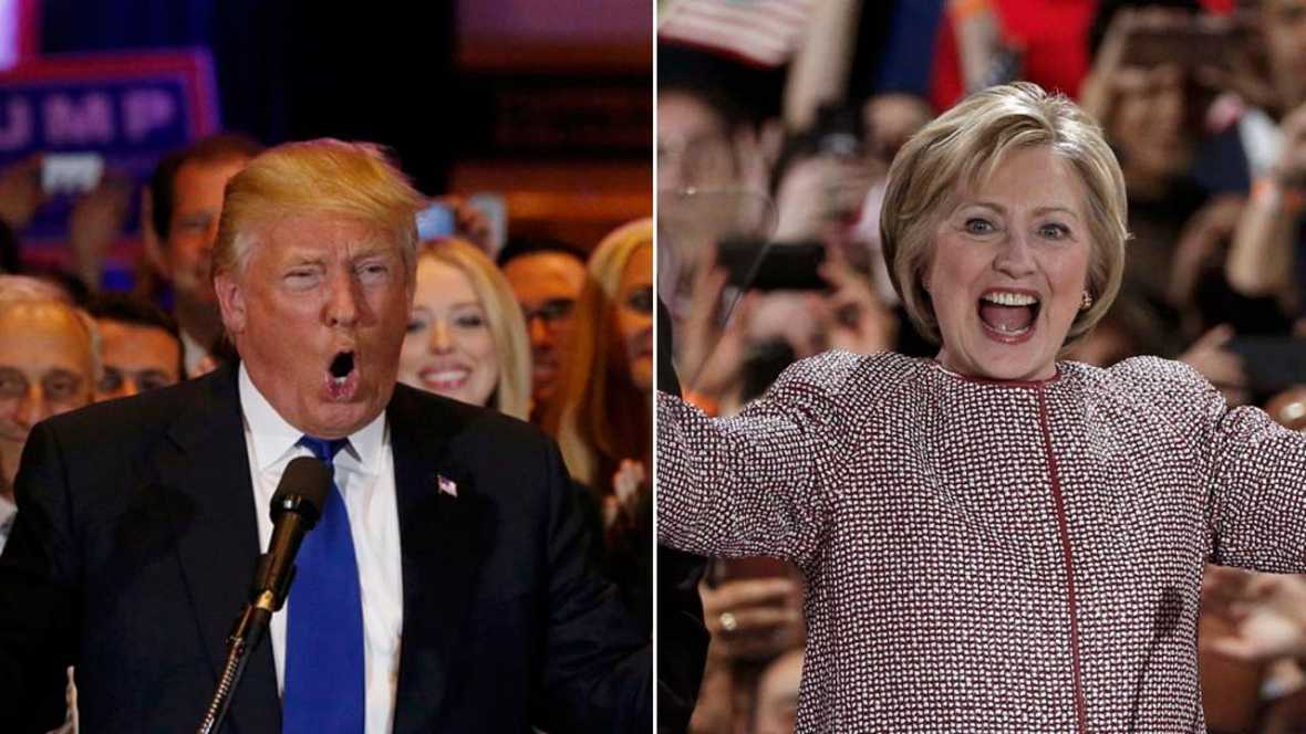 Trump y Clinton se llevan las primarias de Nueva York