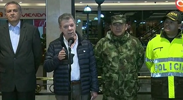 COLOMBIA: Santos ofrece recompensa por responsables atentado mató tres