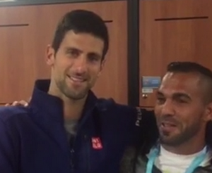 Video de Víctor Estrella y Novak Djokovic se hace popular en redes sociales Video de Víctor Estrella y Novak Djokovic se hace popular en redes sociales