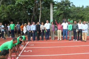 Inauguran pista atletismo en San Francisco de Macorís Inauguran pista atletismo en San Francisco de Macorís