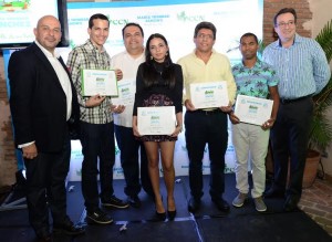 Jurados y ganadores del concurso.