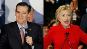 Ted Cruz da la sorpresa en Iowa mientras Clinton supera a Sanders