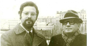  José del Castillo y Rafael Kasse Acta (derecha). Moscú. 1973.