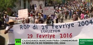 Haití: centenares marchan para conmemorar revuelta de 2004