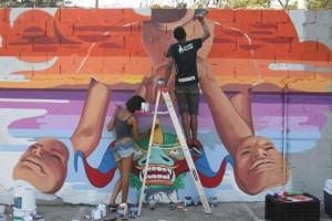 LA VEGA: Muralistas despliegan su arte por la ciudad