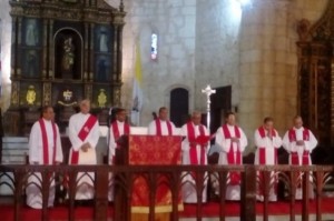 Sacerdotes que leyeron el Sermón de las Siete Palabras. 