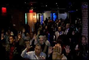 Dirigentes PRM se juramentan en La Maquinaria