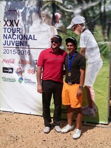 Valverde y Kim dominan el Tour Juvenil de Golf