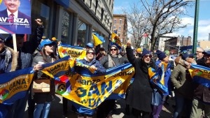 Realizan toques de banderas en el Alto Manhattan Realizan toques de banderas en el Alto Manhattan