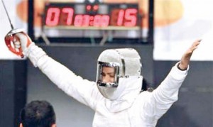 Rossy Félix clasifica a Juegos Olímpicos en esgrima Rossy Félix clasifica a Juegos Olímpicos en esgrima