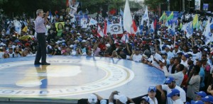 En cierre campaña, Luis Abinader anunció hará gobierno de unidad