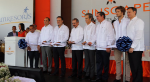 Medina encabeza inauguración de hotel Sunscape en Puerto Plata