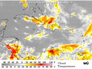 Aumentan a 14 las provincias en alerta verde por lluvias en la RD