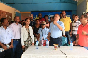 SAN CRISTOBAL: Marcos Maceo anuncia respaldo al Presidente