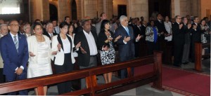 PRD recuerda a Peña Gómez con una misa y una ofrenda floral