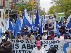 PRM cierra campaña con marcha en el Alto Manhattan