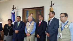 Jefe misión de la OEA se reúne con pleno JCE