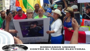 Dominicanos de la diáspora exigen nuevas elecciones