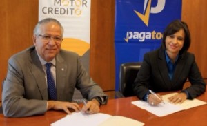 Paga Todo y Motor Crédito Banco suscriben acuerdo