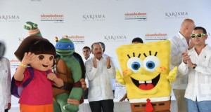 Danilo inaugura construcción del primer hotel Nickelodeon en RD