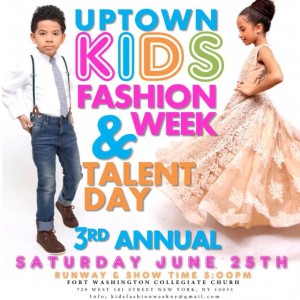 Anuncian 3ra. versión Uptown Kids Fashion Week & Talent Day