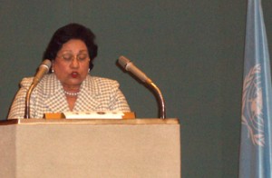 Ministra MESCyT destaca ante ONU Red República digital