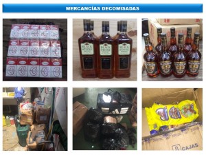 Decomisan contrabando cigarrillos y alcohol en Villas Agrícolas