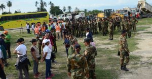 Regresan militares participaron en operativo luego de ciclón en Haití