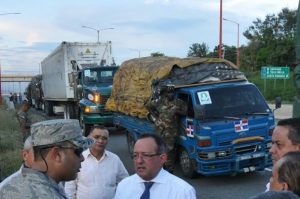 Convoy 500 vehículos dominicanos llegó Haití ayer con diversas ayudas