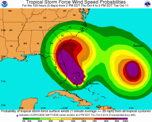 Huracán comienza azotar Florida