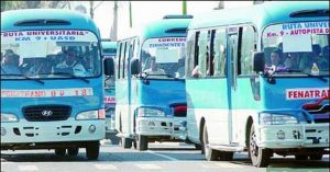Anuncian paros transporte desde el martes por eliminación subsidio Anuncian paros transporte desde el martes por eliminación subsidio