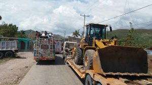 Equipos Obras Públicas RD llegan Haitì para limpieza y reconstrucción