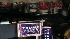 Atacan Partido Republicano en Carolina del Norte