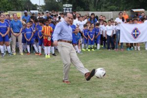 Inicia torneo de fútbol intercolegial de Santiago