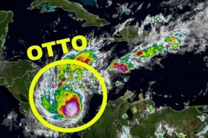 Otto se convirtió en huracán y va a Centroamérica, no afectará la RD