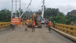 PUERTO PLATA: MOPC trabaja en reparación puente Bajabonico