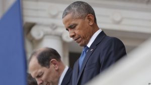 Obama apela a los valores de solidaridad y patriotismo