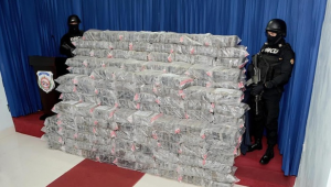 Decomisan 1,100 paquetes de droga en costas de Peravia