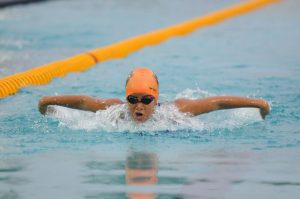 Laura Miranda establece marca en natación Laura Miranda establece marca en natación