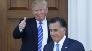 EEUU: Trump abre reconciliación con ex candidato Romney