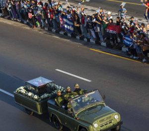 Cenizas de Fidel peregrinan por Cuba
