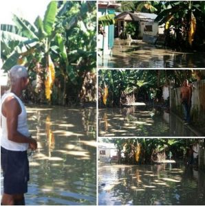 Montellano sigue inundado; suspenden paso carretera Montecristi-Dajabón
