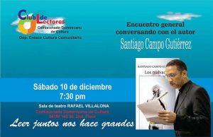 Analizarán obra Santiago Campo Gutiérrez en Comisionado Cultura