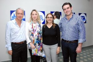 Fernando Varela, Verónica Varela, Mildred Canahuate y Luis Varona.