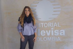 Nathalie Hazim de promoción en Colombia
