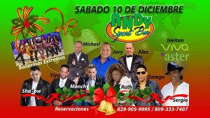 Merengue, salsa y música urbana para celebrar la Navidad