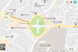 Google Maps incluye en sus búsquedas la torre Eiffel dominicana