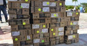 Aduanas recupera 893 televisores de los robados en el puerto de Boca Chica